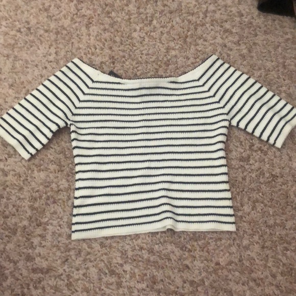 Bebe stripe crop - Picture 3 of 3